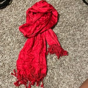 Red scarf